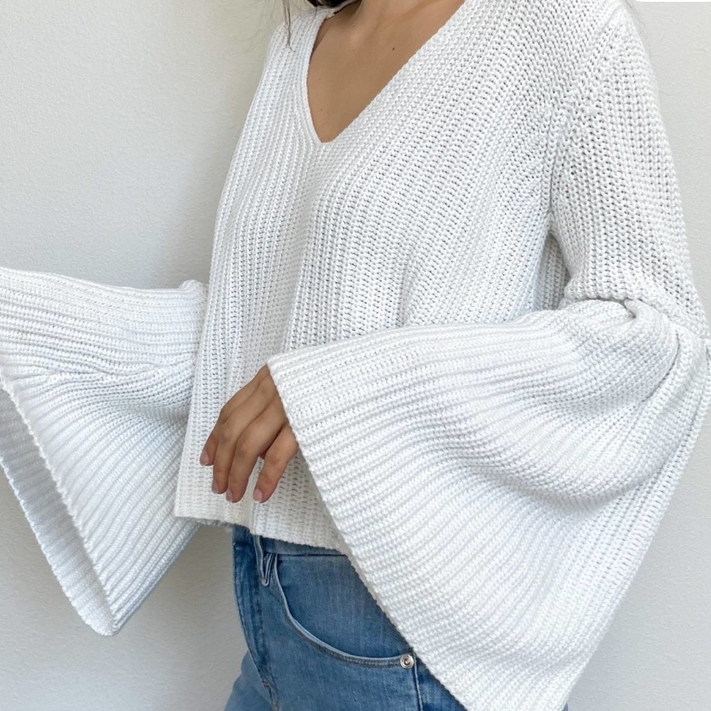 Free People | Damsel Cable Knit Sweater - Picture 4 of 16
